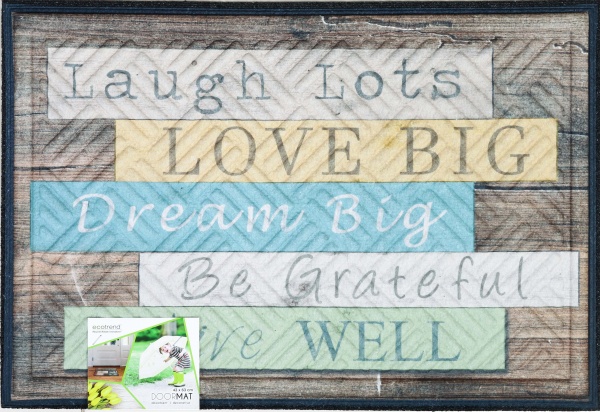 Килимок Multy Home Europe Sp. z o.o. RAMBO-LIMA mat Live well 43x63 см