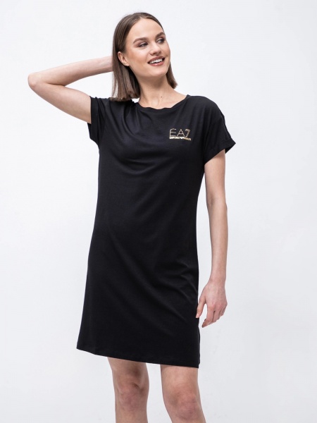 Платье EA7 DRESS EVOLUTION 3LTA54-TJDQZ-1200 р.M черный
