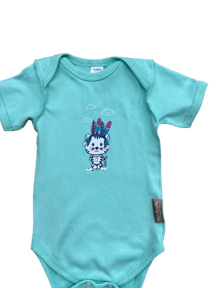 Боді унісекс Bambinelli р.56 бірюзовий Б300-5 