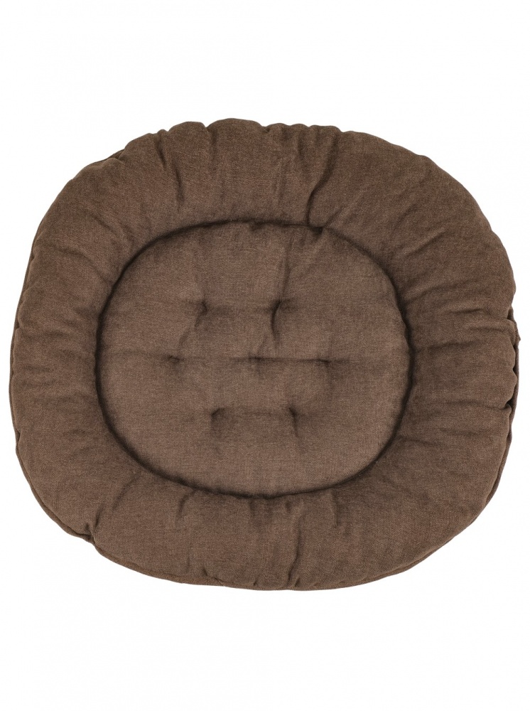 Лежак FX home для домашніх тварин круглий 56 см Аляска коричневий