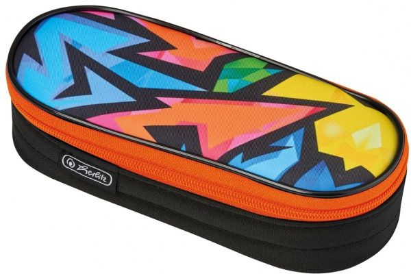 Пенал шкільний Case Flap Neon Art 50026692 Herlitz різнокольоровий