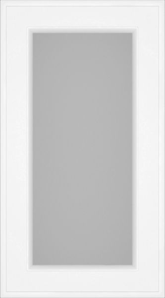 Фасад під скло Грейд Білий софт №335 713x396 ВТ Лондон