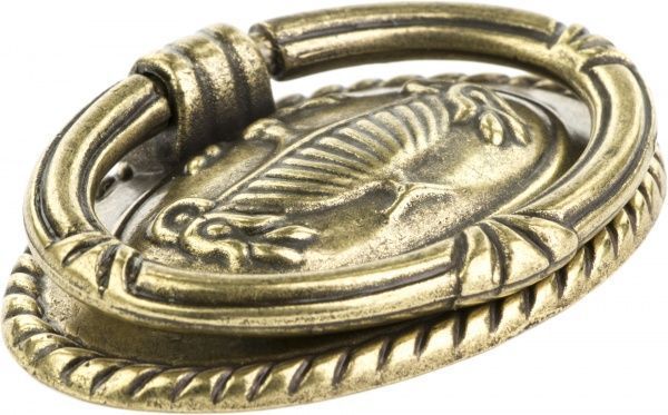 Меблева ручка 64 мм антична латунь REI 2000