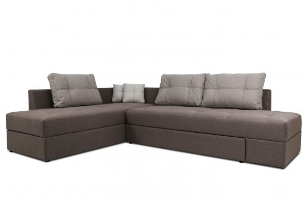 Диван кутовий VECTOR EP-BDT UD коричневий/бежевий лівий 3000x2170x740 мм