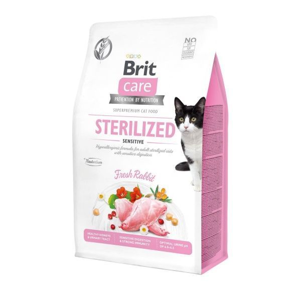 Корм Brit Care Sterilized Sensitive кролик 400 г 171291