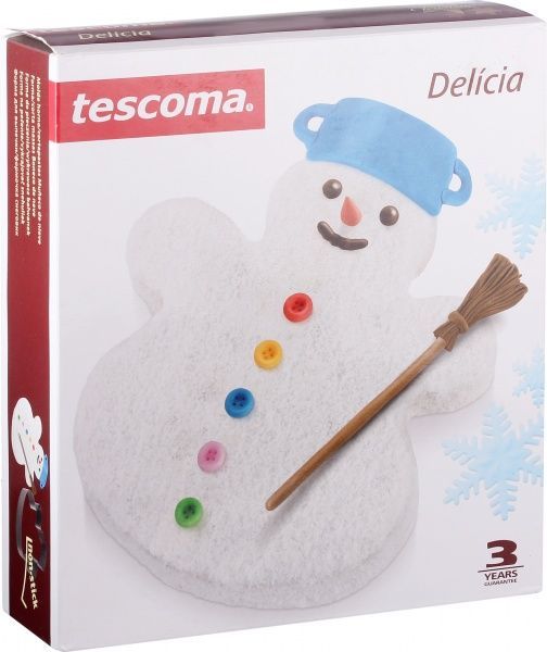 Форма для выпекания Delicia Снеговик 21x18x5 см 623334 Tescoma
