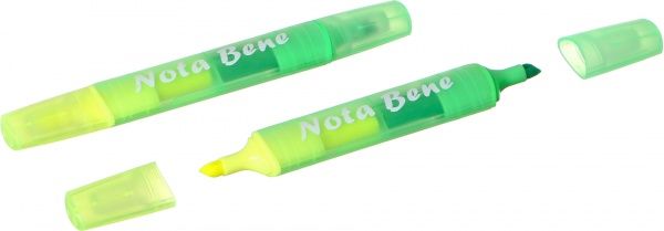 Маркер текстовый Nota Bene Green Maccaron 2 шт. желтый 