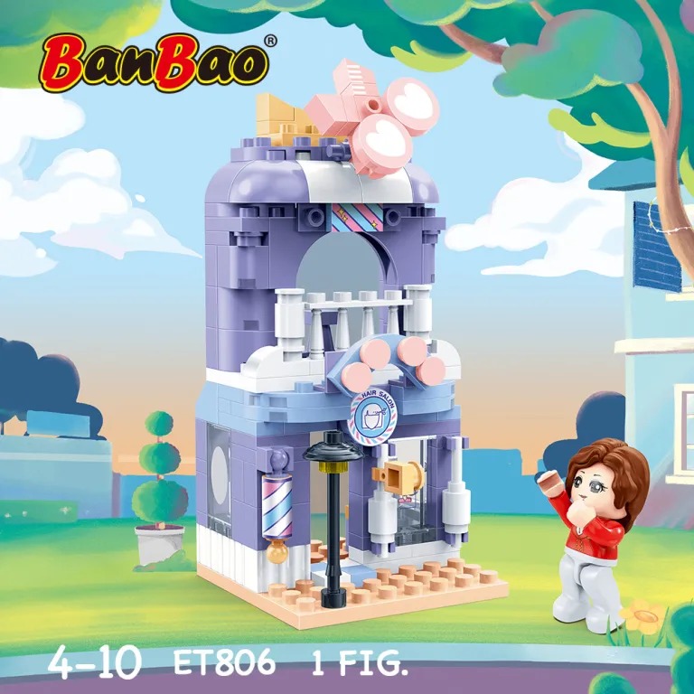 Конструктор BanBao Перукарня Mini High-Street Series ET806