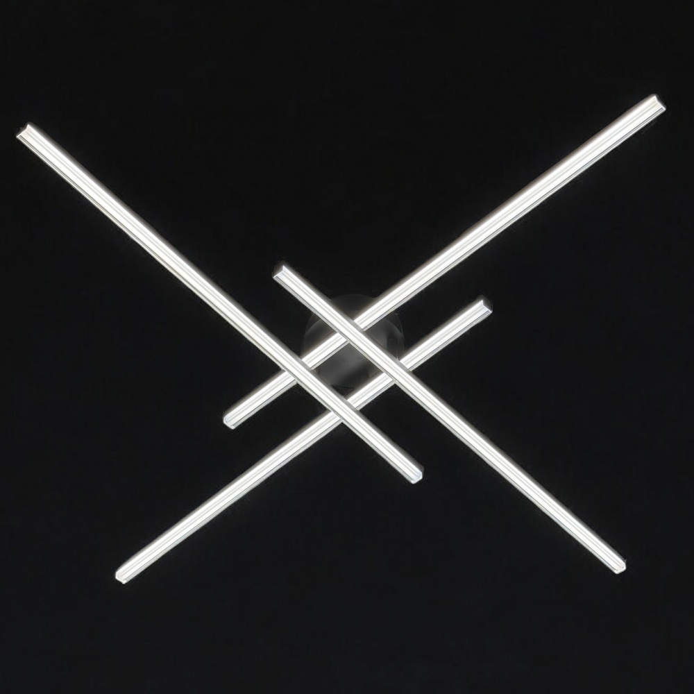 Люстра підвісна LIGHT SET LILEYA LS89 4x60 Вт чорний