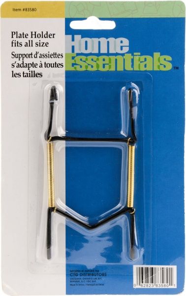 Тримач для тарілок універсальний (13-24 см) чорний 