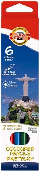 Олівці кольорові 6 кольорів 3651006027KS Koh-i-Noor