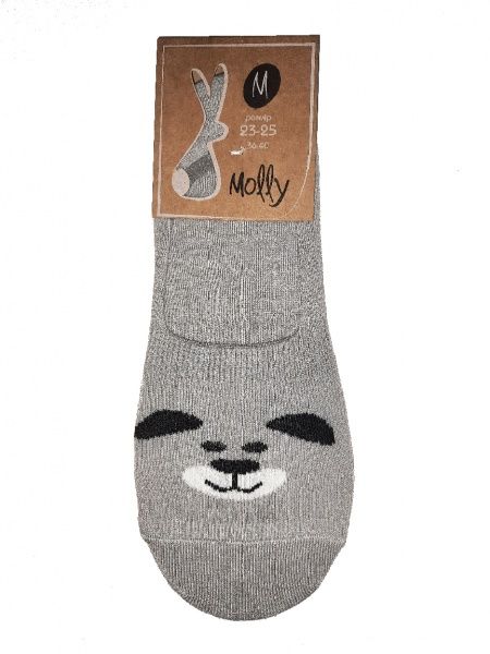 Следы Молли Собака р. 23-25 серый 1 пар 