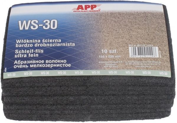Волокно абразивне дрібнозернисте APP сіре 155x230мм