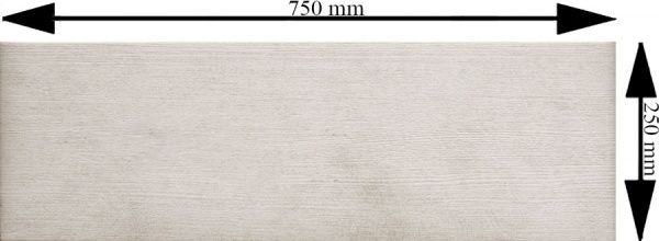 Плитка TAU Ceramica Smeaton White 25x75 