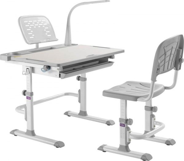 Комплект парта и стул-трансформер FunDesk Disa Grey