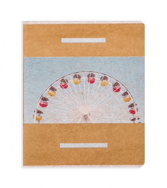 Комплект зошитів Не переставай мріяти 96 аркушів у клітинку крафт 10 шт. Поділля