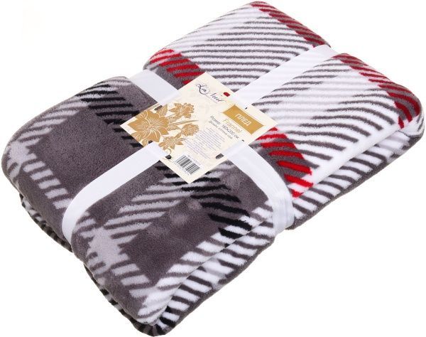 Плед микрофибра Frannel 160x200 см серый La Nuit 