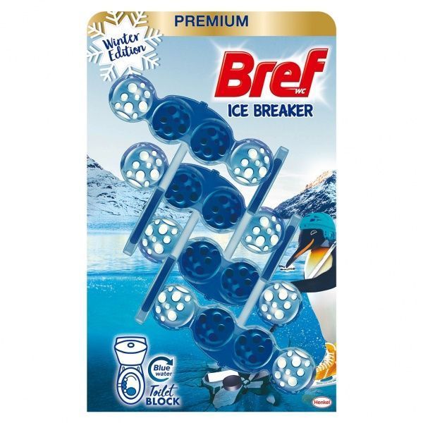 Туалетний блок Bref Кольорова вода «Льодоруб» (зимова лімітована серія) 