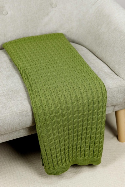 Плед Sweet home 130x170 см зеленый