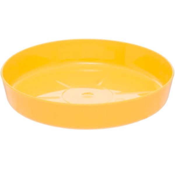 Піддон пластиковий Lamela Магнолія круглий (602) жовтий 