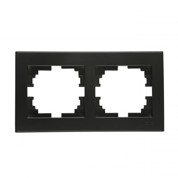 Рамка Lezard Rain горизонтальная антрацит 703-4242-147