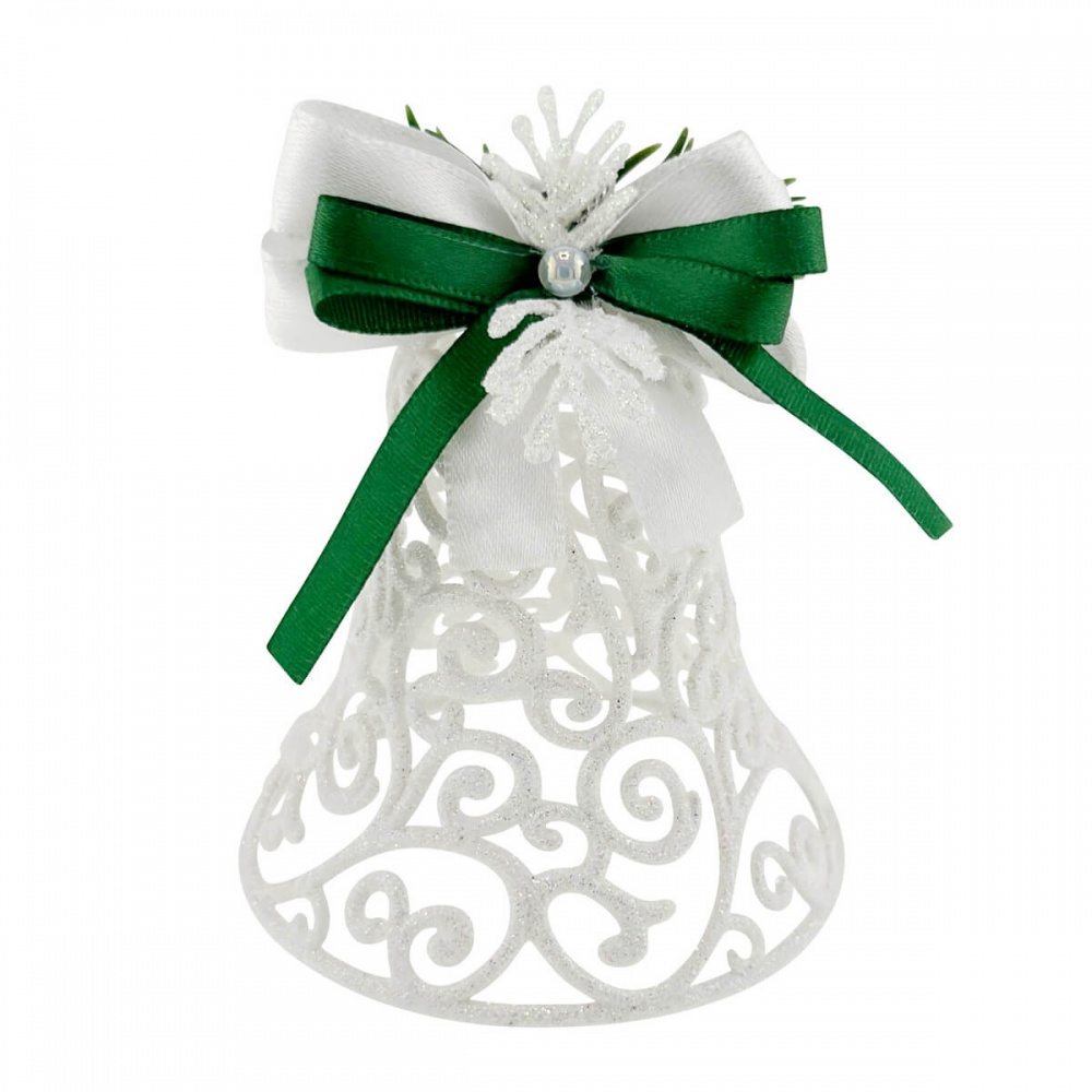 Декорация новогодняя MIS LT Колокольчик ажурный 10 см в ассортименте