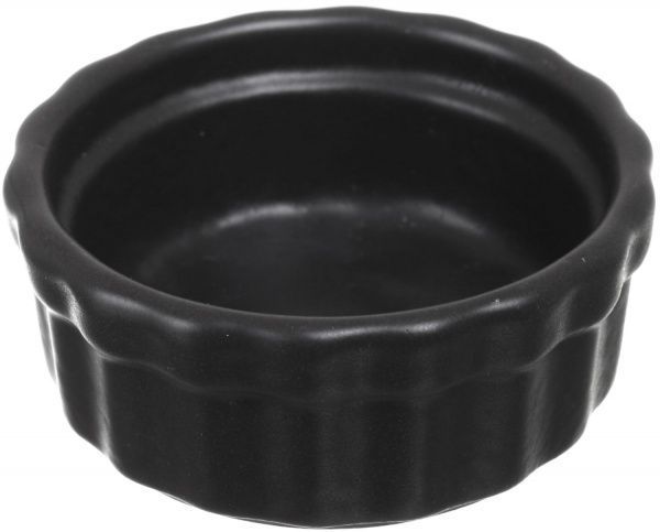 Соусник Lavastone Simple Black круглый 6,5х2,6 см 40 мл