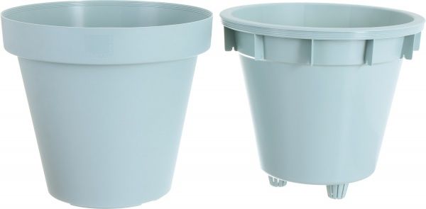 Горщик для квітів 35 см круглий м'ятний 