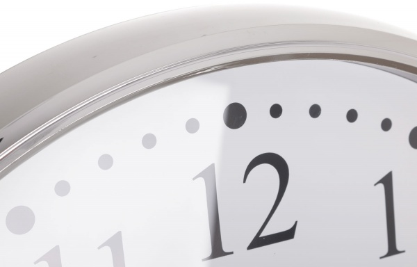 Часы настенные Grand (XYX 10649A) 50x50x5 см бело-серебряный