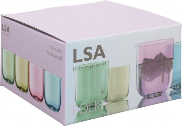 Набір склянок Polka 420 мл 4 шт. G977-15-294 LSA