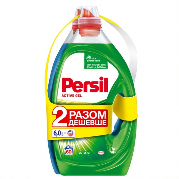Гель для машинной и ручной стирки Persil Колор 3 л + Универсальный 3 л 