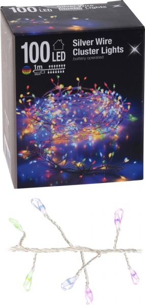 Электрогирлянда Koopman AX8717400 встроенный светодиод (LED) 100 ламп 1,5 м 