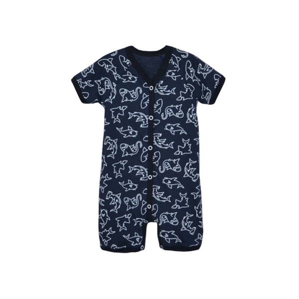 Песочник для мальчика Blanka Акулы р.68 синий 12636 