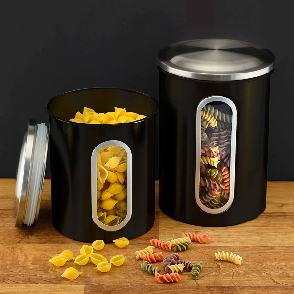 Ємність для зберігання 2,7 л KP-27 L SS/Black MVM