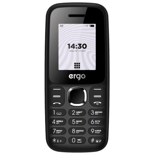 Мобильный телефон Ergo B184 Dual Sim black