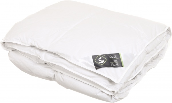 Ковдра пухова Flaum 155x215 см Songer und Sohne білий