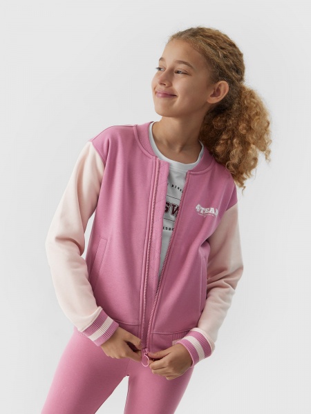 Джемпер 4F SWEATSHIRT F641 4FJAW23TSWSF641-54S рожевий