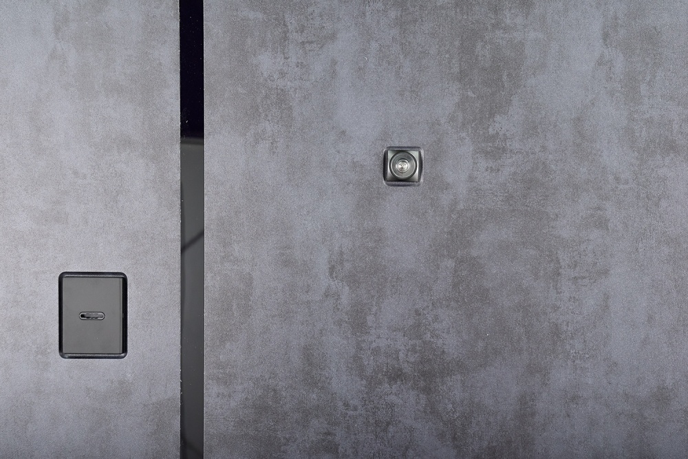 Дверь входная Abwehr MG3 (535+535) 086 Л (БТантр + БС) NEW бетон антрацит / оксид 2050x860 мм левая