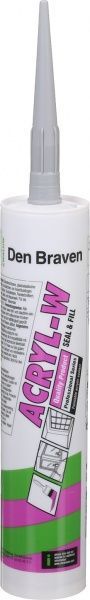Герметик акриловий Den Braven ZW Acryl-W сірий 300мл