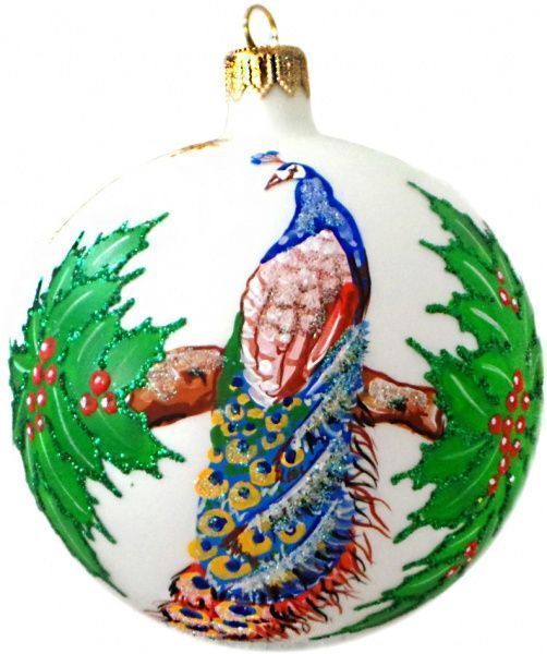 Куля скляна Звірята 3 d100 К-410-100 білий