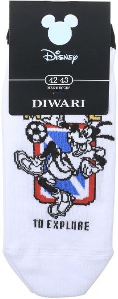 Шкарпетки чоловічі Conte DISNEY (ультракороткі) 17С-167СПМ, 369 р. 27 білий 