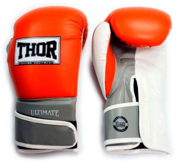 Боксерские перчатки Excalibur 551-04 SS19 10oz красный с серым