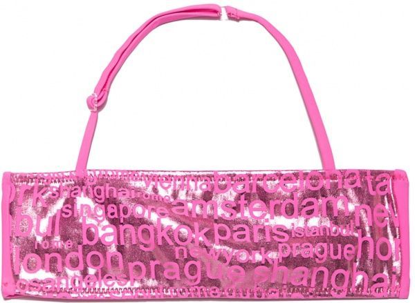 Купальник для девочек Conte-Kids р.122-128 розовый GLAMOUR PARTY 