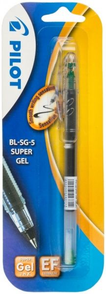 Ручка гелевая Pilot SUPER GEL SG-5-G зеленая 
