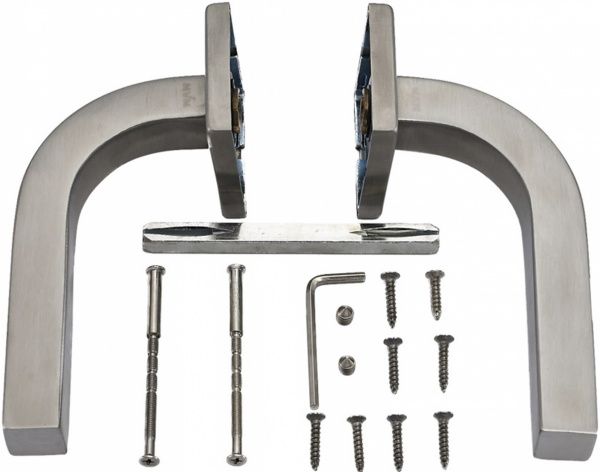 Ручка на розетке  MVM S-1134 нержавеющая сталь