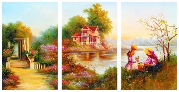 Картина модульная K 44 Пейзаж 100x53 см 