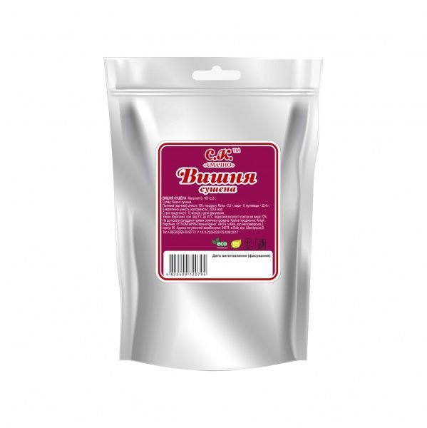 Вишня Смачно сушеная 100 г 