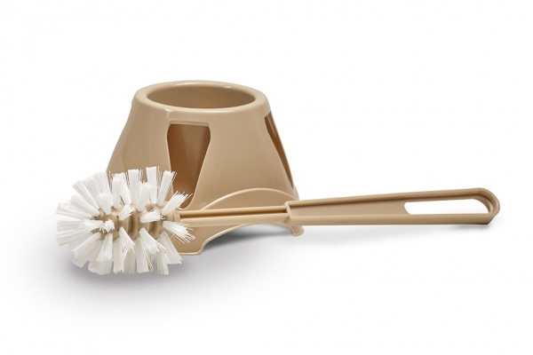 Ершик для унитаза UP! (Underprice) Lite бежевый 20902