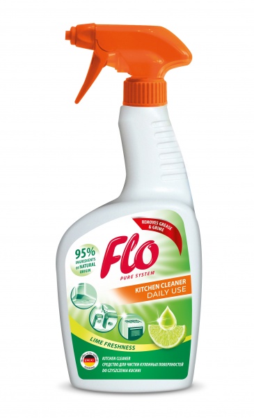 Средство для чистки кухонных поверхностей Flo Kitchen Cleaner 0,75 л