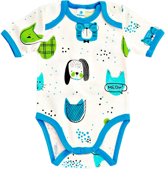 Боди для мальчика Minikin р.86 белый с рисунком 22140386 